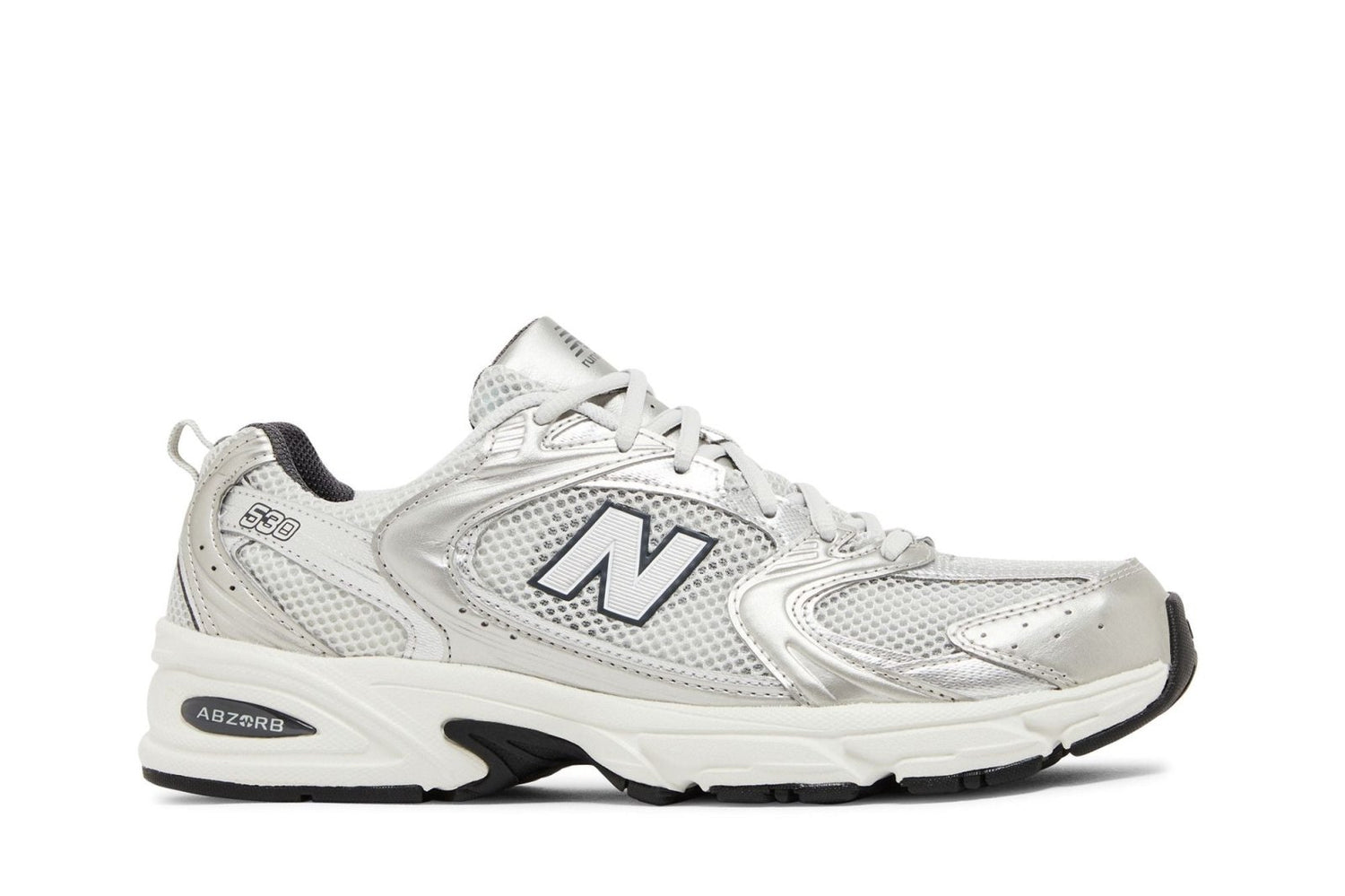 Tênis New Balance 530 Grey Matter Silver Metallic Cinza - New Balance - MR530LG