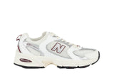 New Balance New Balance 530 Sea Salt White Mercury Red tênis em branco original na LK Sneakers