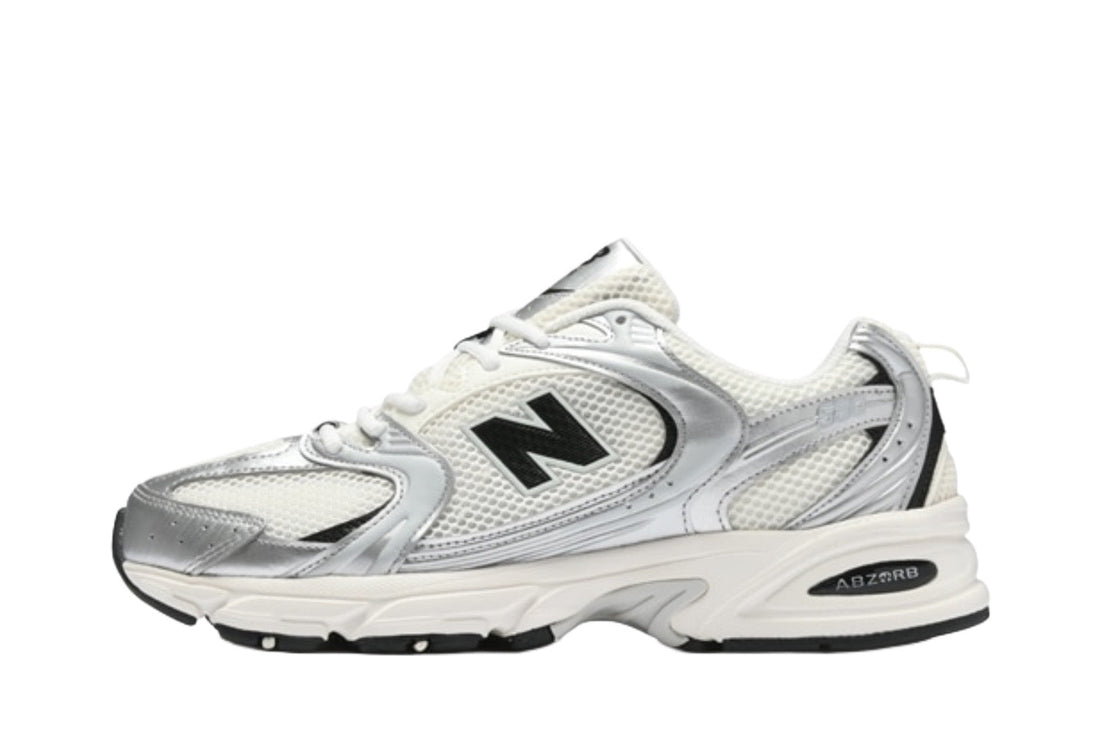 Tênis New Balance 530 Silver Black Cinza - New Balance - MR530GMT