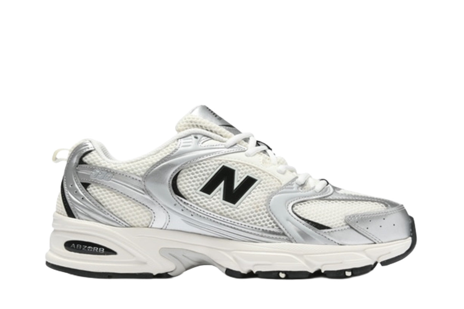 Tênis New Balance 530 Silver Black Cinza - New Balance - MR530GMT