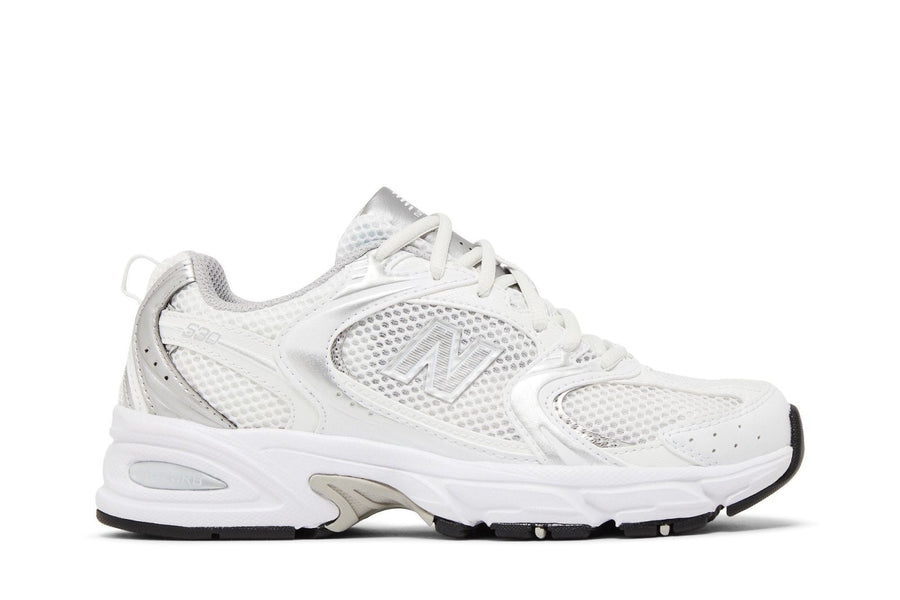 New Balance New Balance 530 Silver White tênis em branco original na LK Sneakers