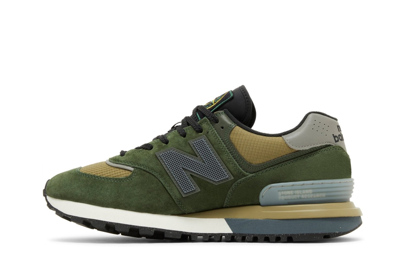 靴 New balance x stone  Stone Island x New Balance 574 Legacy Dark Green - Droper