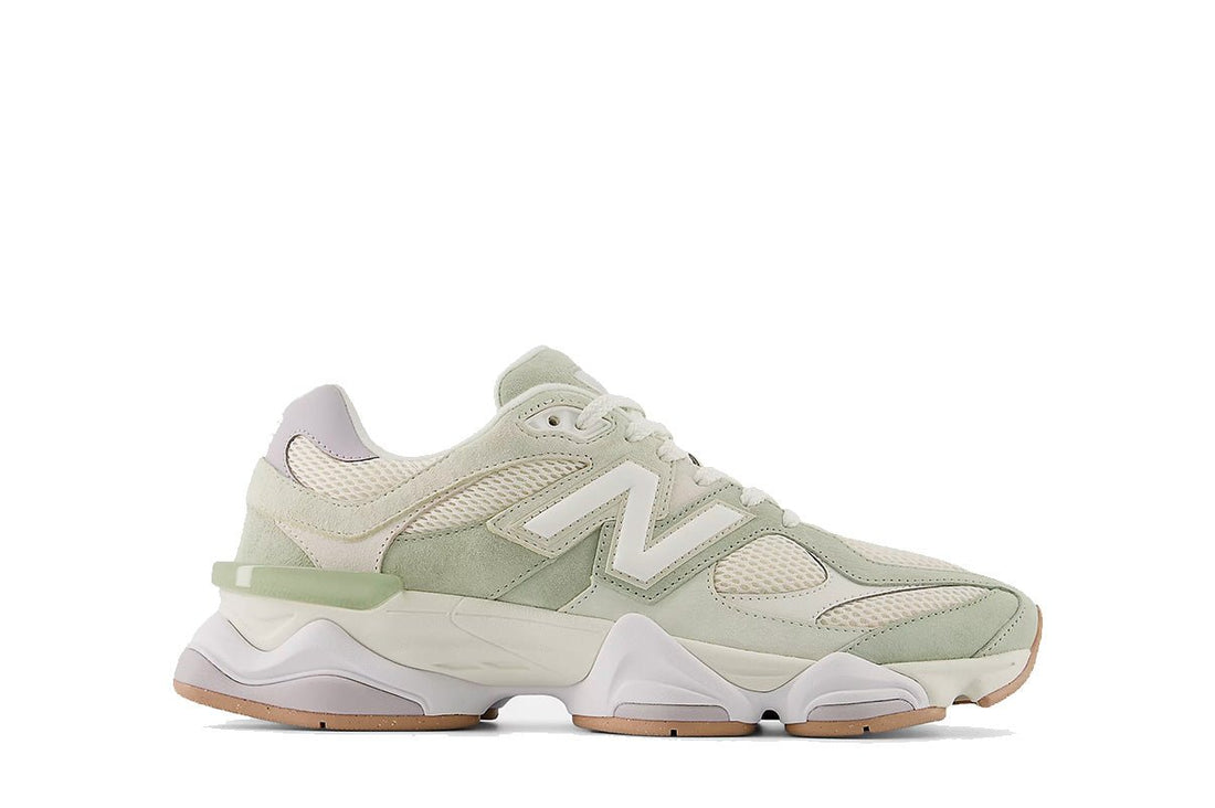 Tênis New Balance 9060 Garter Snake Pearl Grey Verde - New Balance - 43774078387960