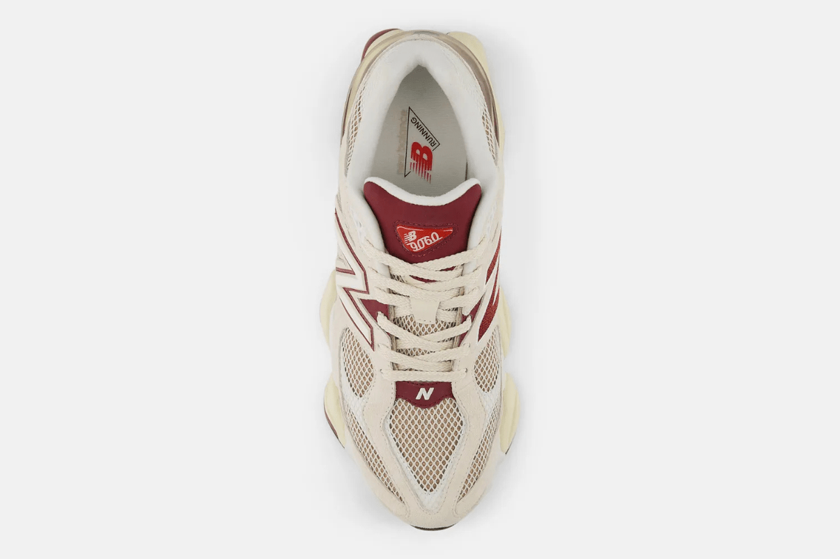 Tênis New Balance 9060 'Linen Burgundy' Bege - New Balance - U9060PSD - 1