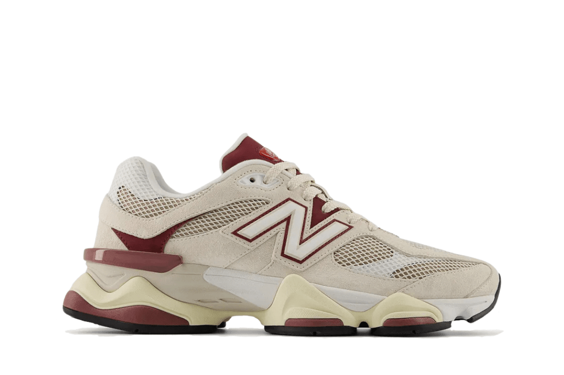 Tênis New Balance 9060 'Linen Burgundy' Bege - New Balance - U9060PSD - 1