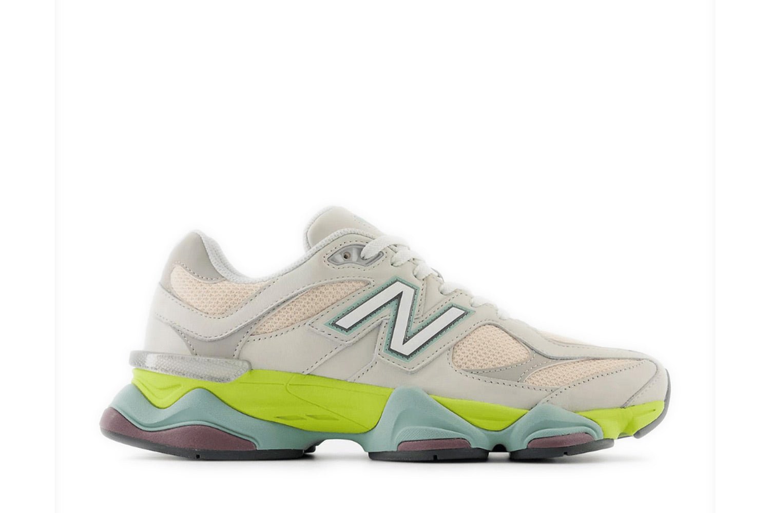 Tênis New Balance 9060 Moonbeam Vintage Rose Lime Colorido - LK Sneakers - U9060GCB