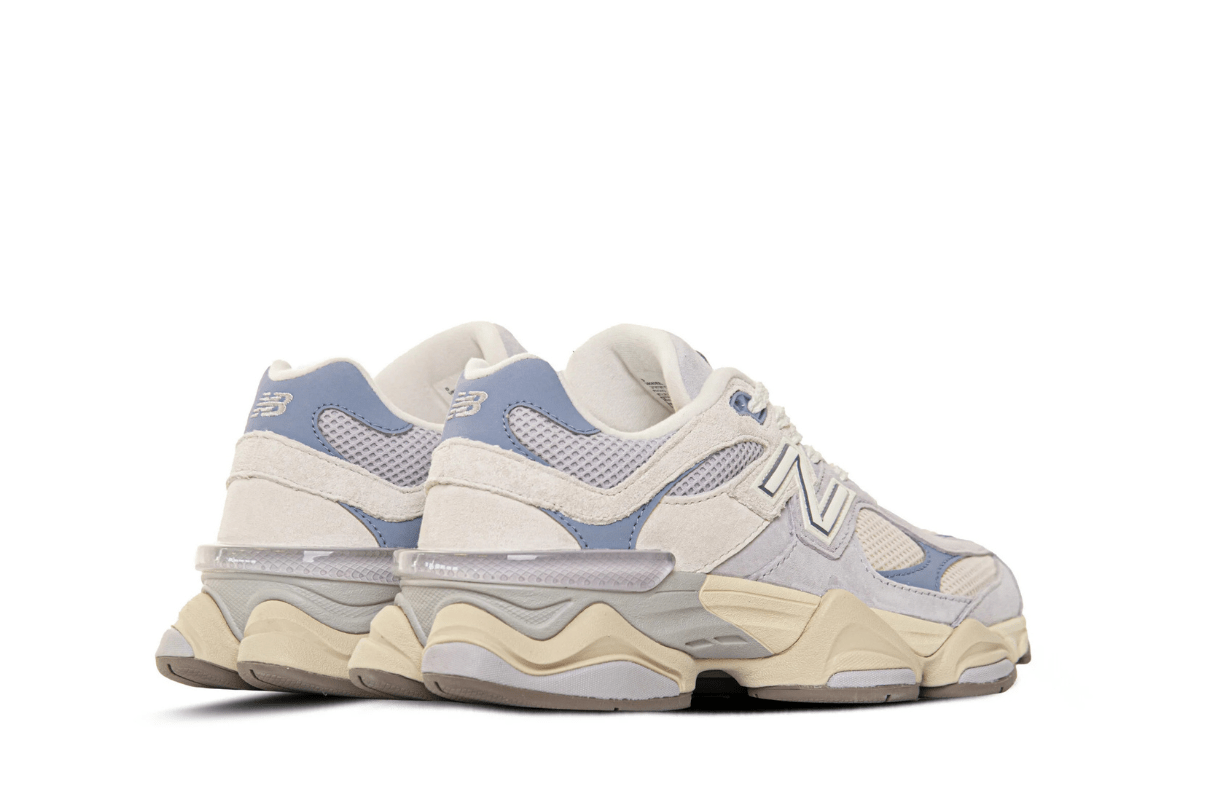 Detalhes New Balance 9060 Pearl Grey Linen