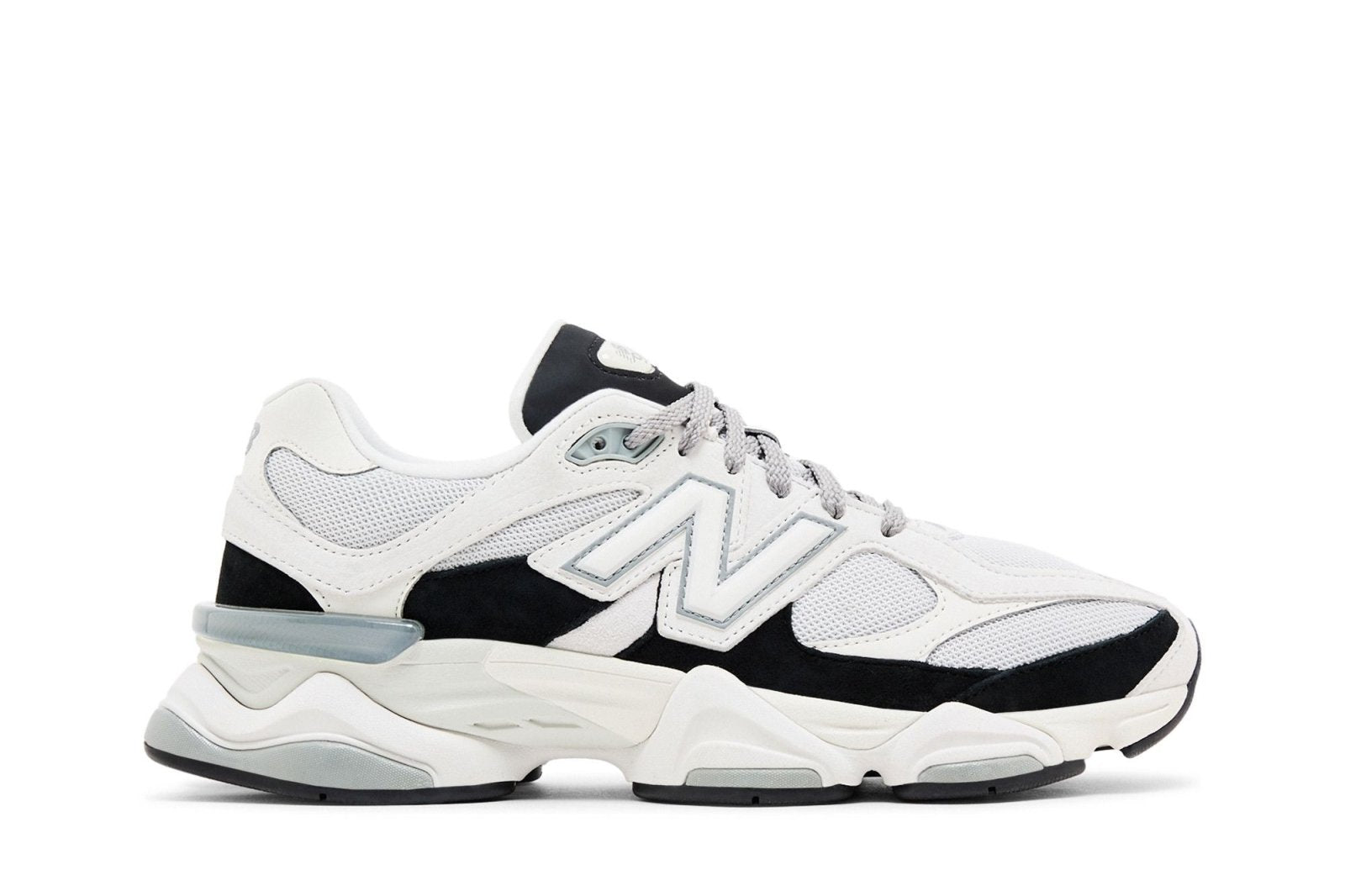 Tênis New Balance 9060 Reflection Black Suede Branco - New Balance - U9060JBB - 1