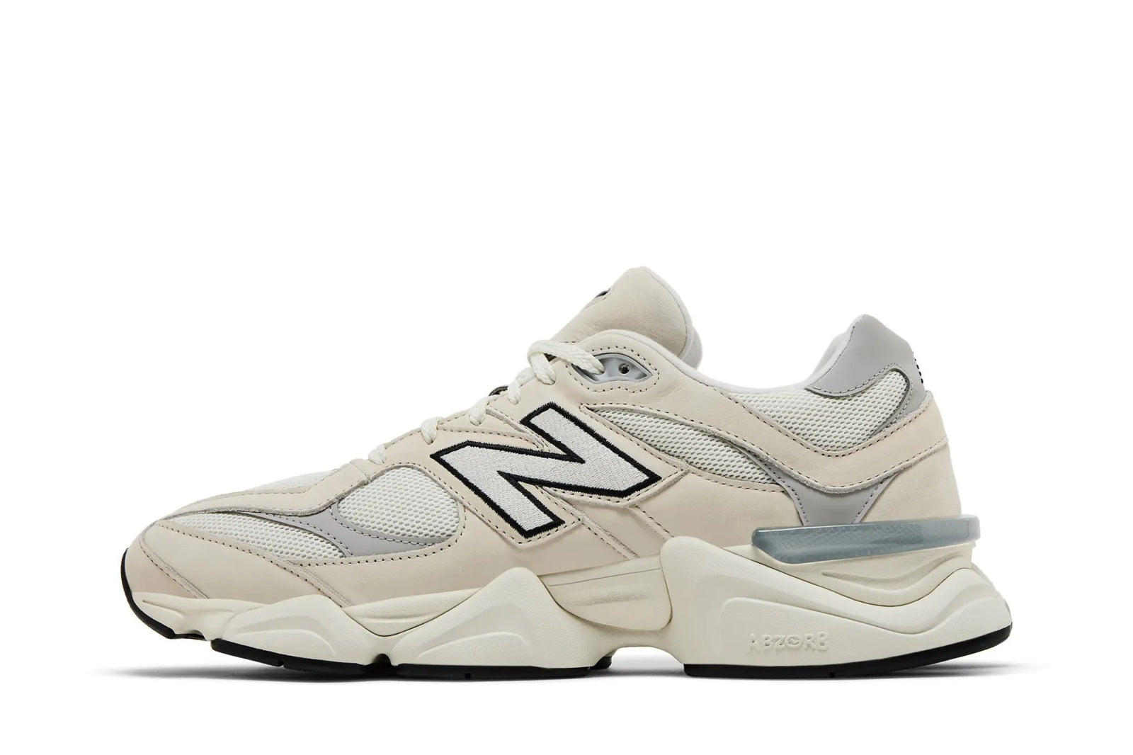 Tenis New Balance 9060 Sea Salt Raincloud Cinza - New Balance - U9060ZGF