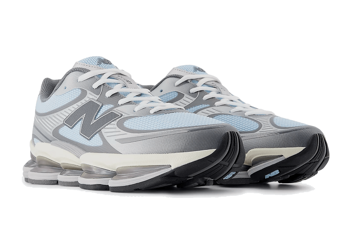 Tênis New Balance Abzorb 2000 Blue Grey Cream Cinza - LK