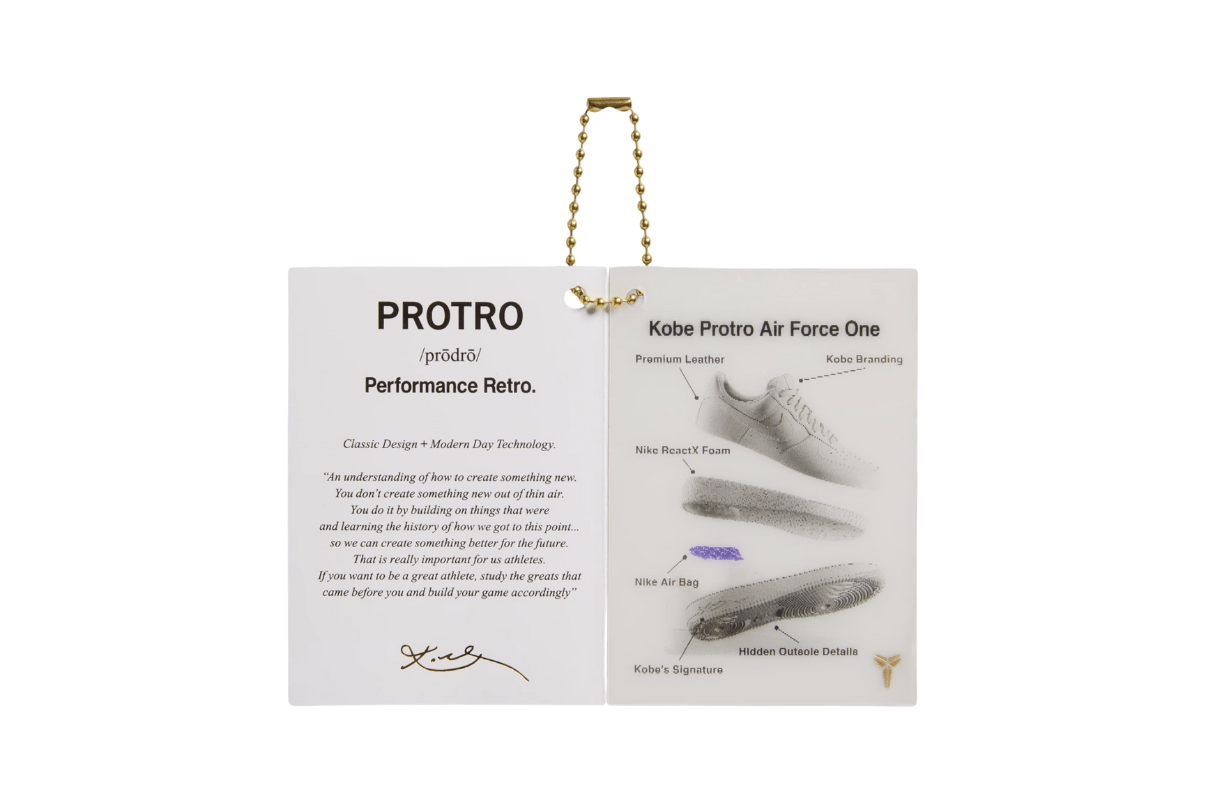 Tênis Nike Air Force 1 Low Protro Kobe Bryant Mamba Mentality Amarelo - Nike - HV9408 - 700 - 1