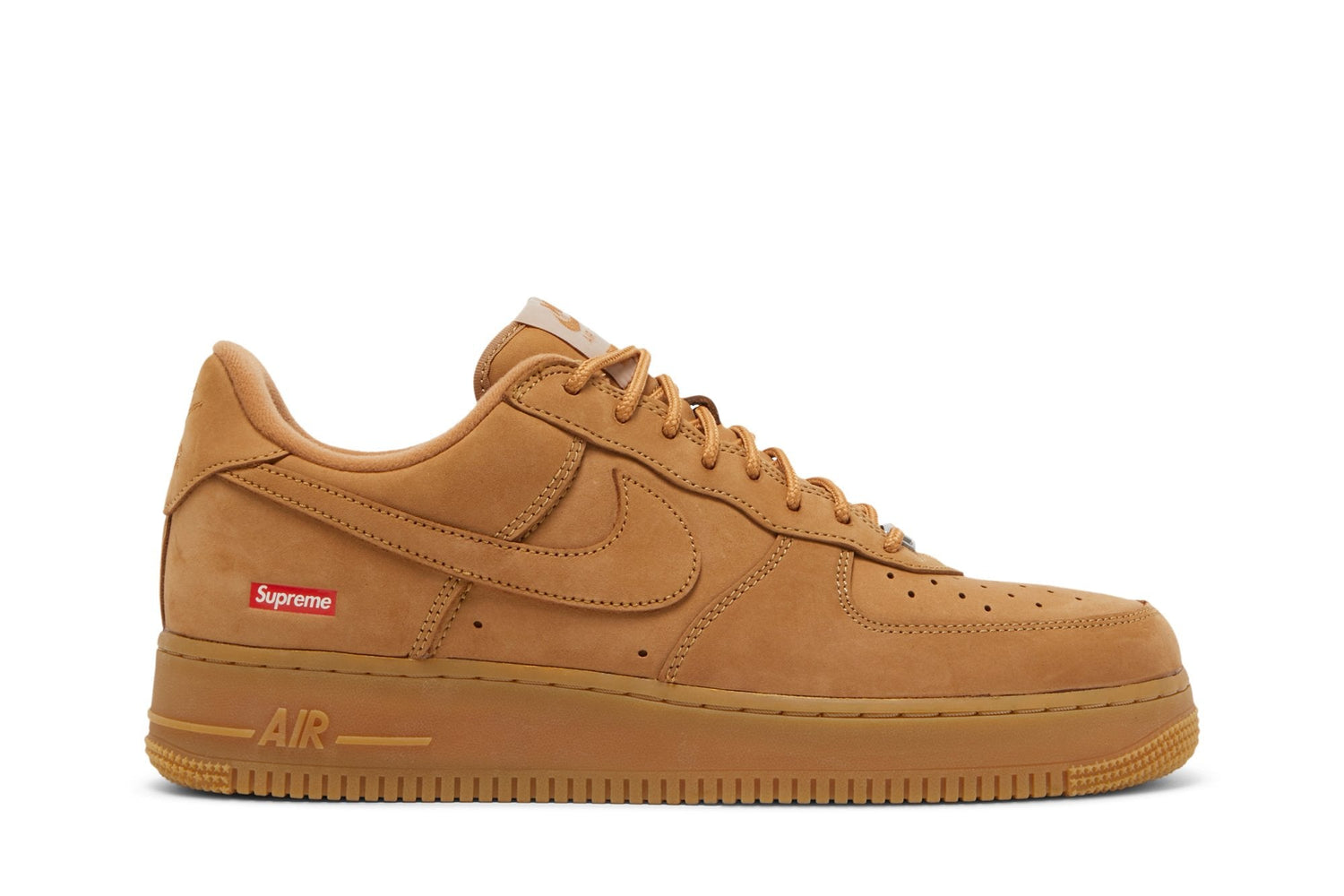 Tênis Nike Air Force 1 Low x Supreme Wheat Marrom - LK Sneakers - DN1555 - 200