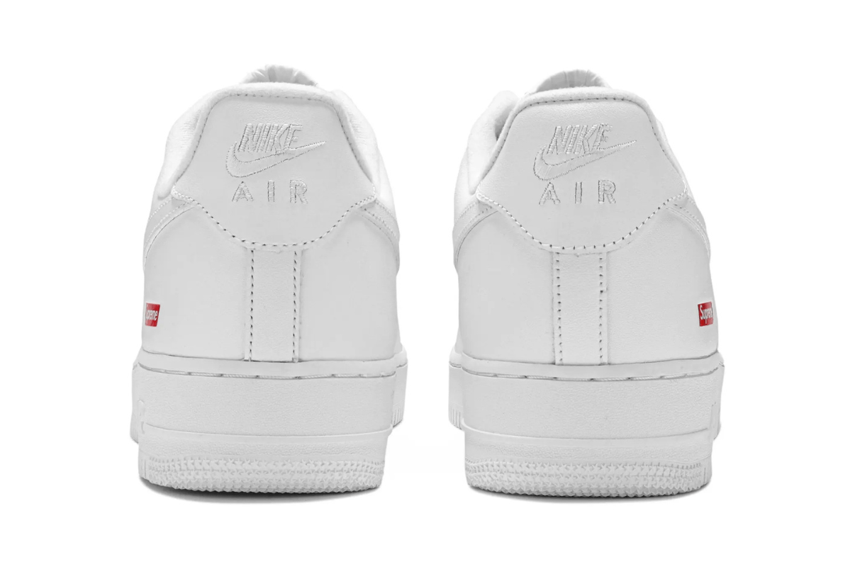 Tênis Nike Air Force 1 Low x Supreme White Branco - LK Sneakers Tênis Nike Air Force 1 Low x Supreme White Branco - LK Sneakers