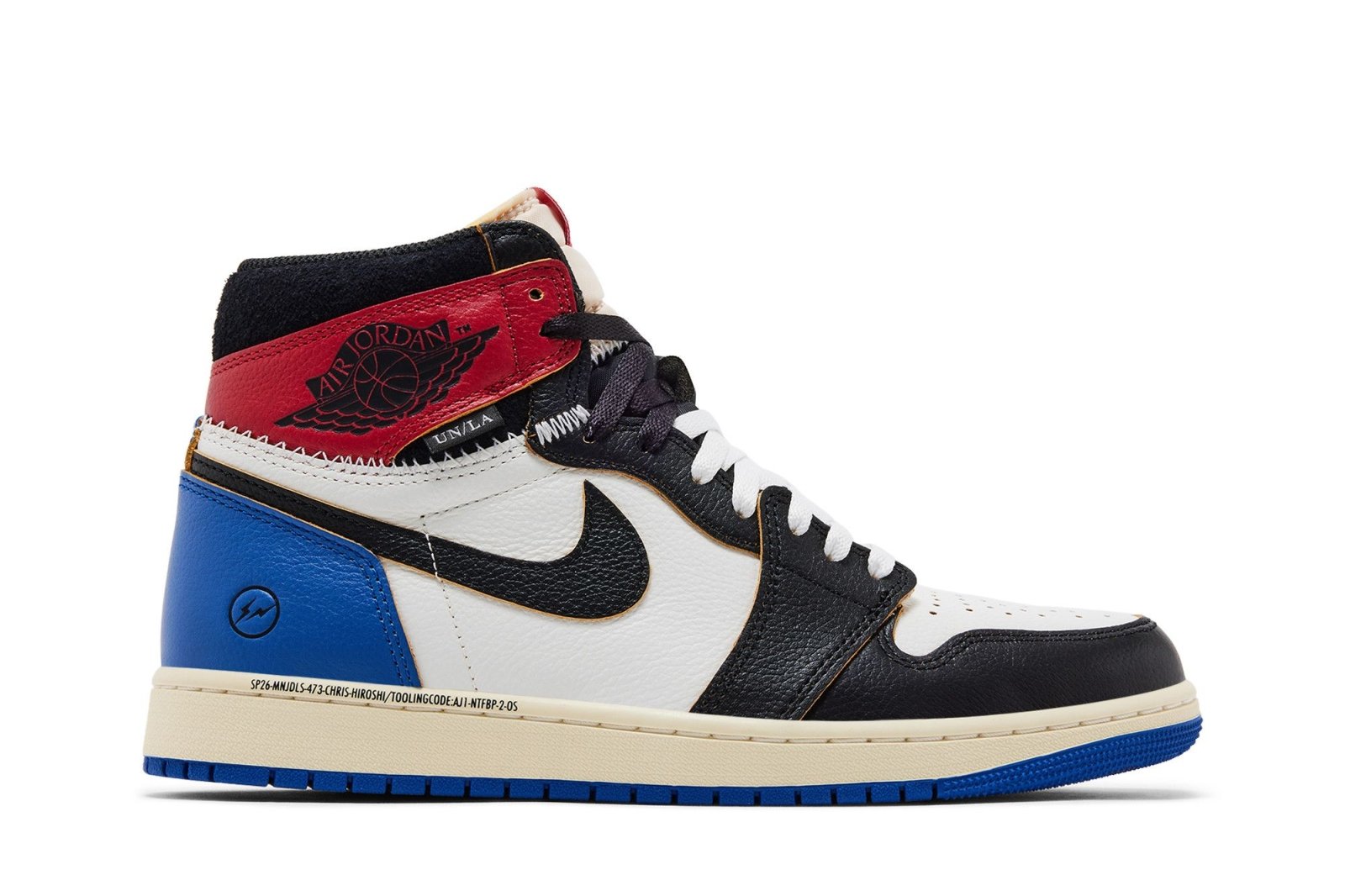fragment design × UNION × Nike Air Jordan 1 High OG 