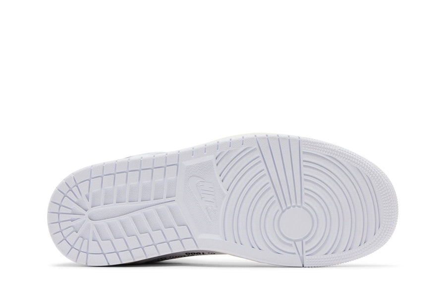 Tênis Nike Air Jordan 1 High Virgil Abloh Archive x Alaska Branco