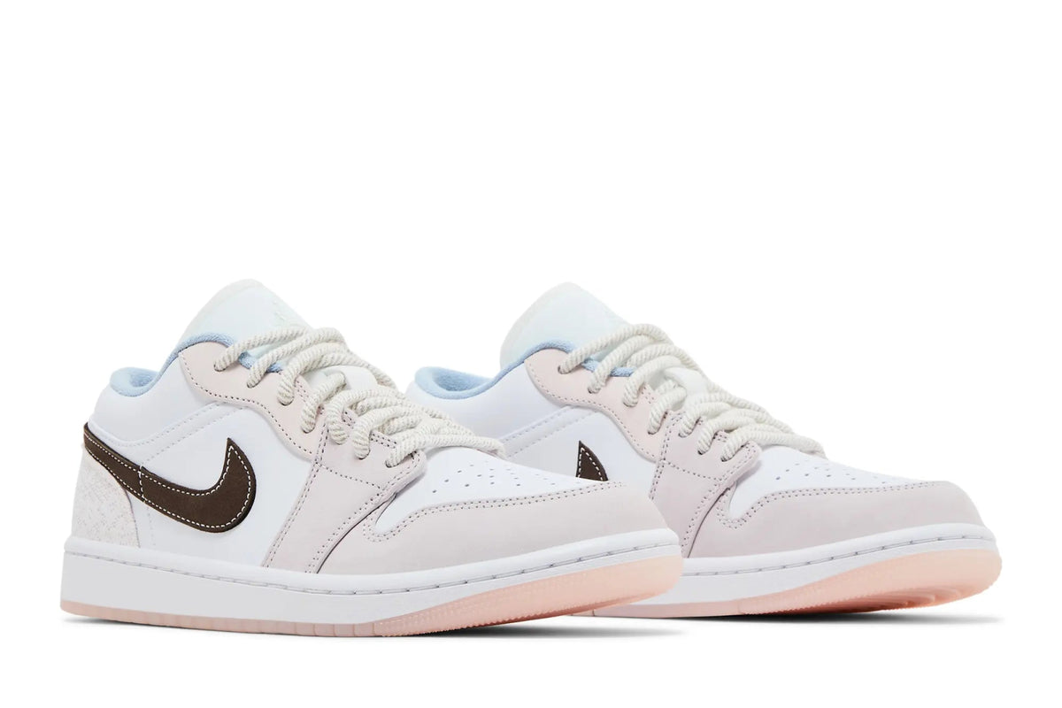 Tênis Nike Air Jordan 1 Low Coral Bege por R$ 2.699,99 em até 10x