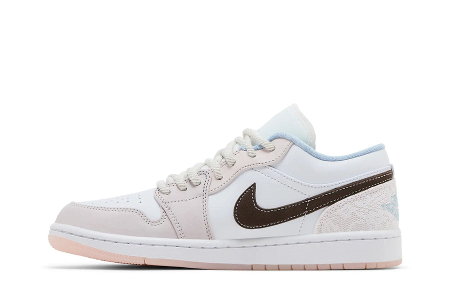 Tênis Nike Air Jordan 1 Low Coral Bege - Jordan - IB8859 101-1