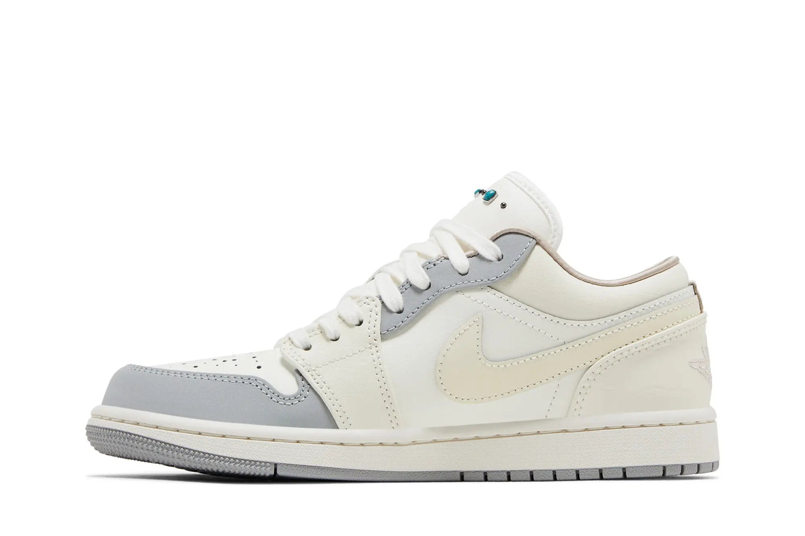 Tênis Nike Air Jordan 1 Low Sail Soft Pearl Sequins Bege - Jordan - IH7323 100
