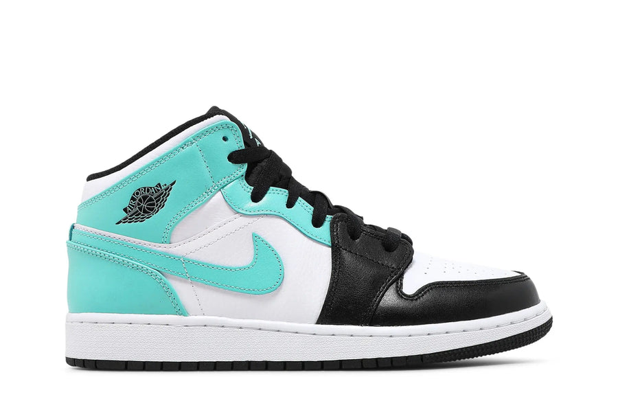 Tênis Nike Air Jordan 1 Mid Tropical Twist Igloo (GS) Verde por R