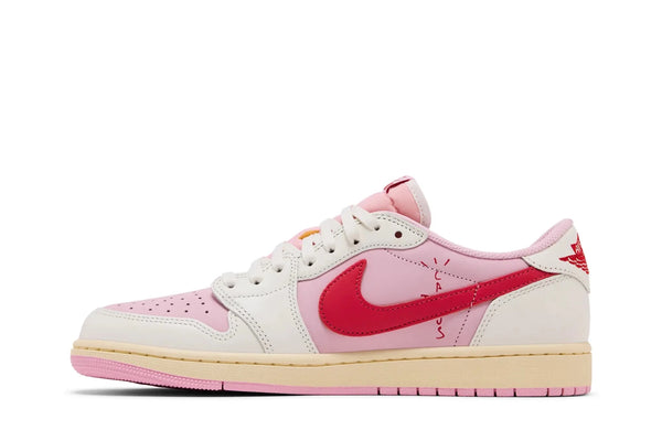 靴 Travis Scott Nike AirJordanTropical Pink Jordan 1 Low Travis Scott Tropical Pink | LK Sneakers