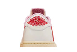 Tênis Nike Air Jordan 1 Retro Low OG SP Travis Scott Sail Tropical Pink Rosa
