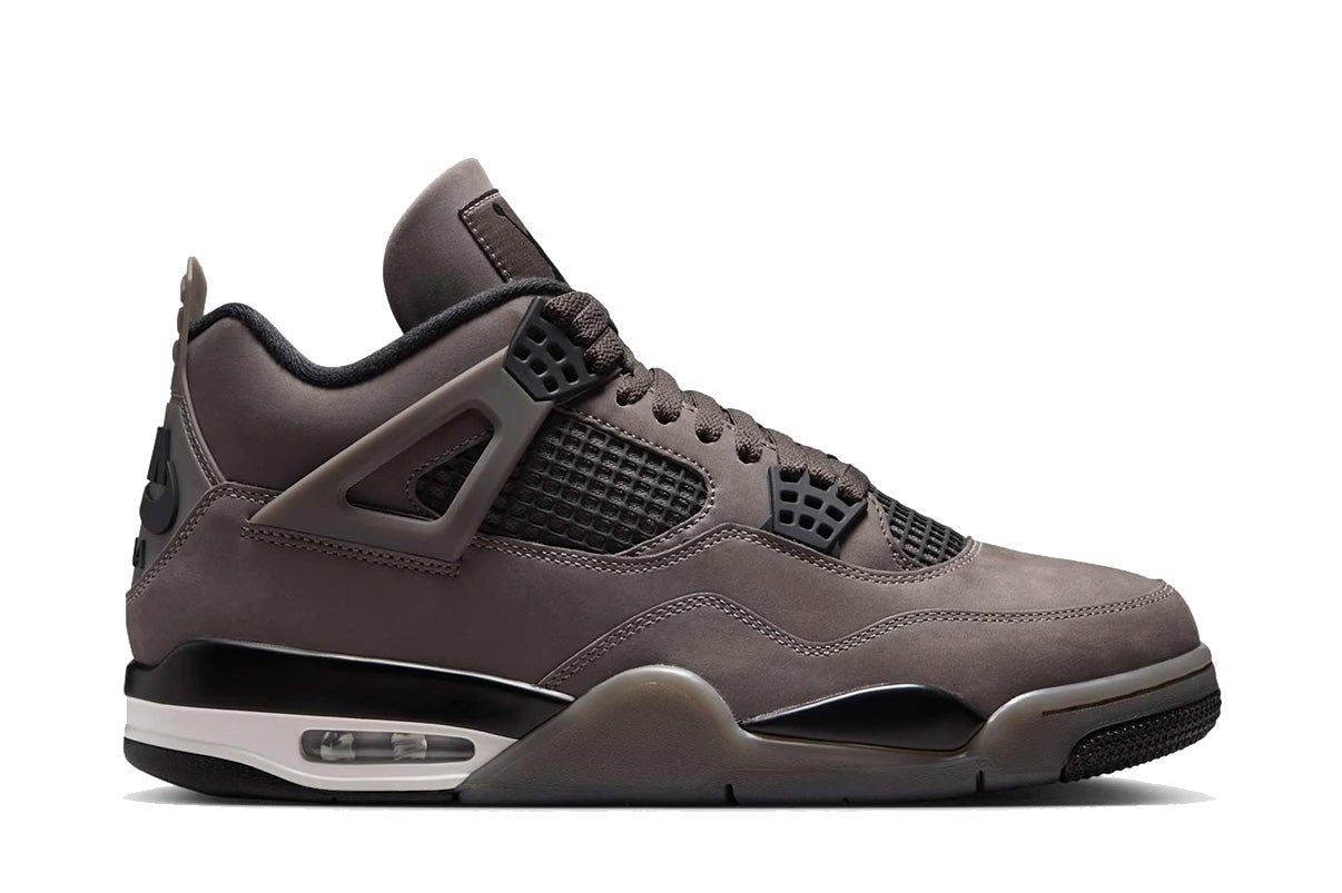 Tênis Nike Air Jordan 4 Cave Stone and Black Marrom - LK Tênis Nike Air Jordan 4 Cave Stone and Black Marrom - LK