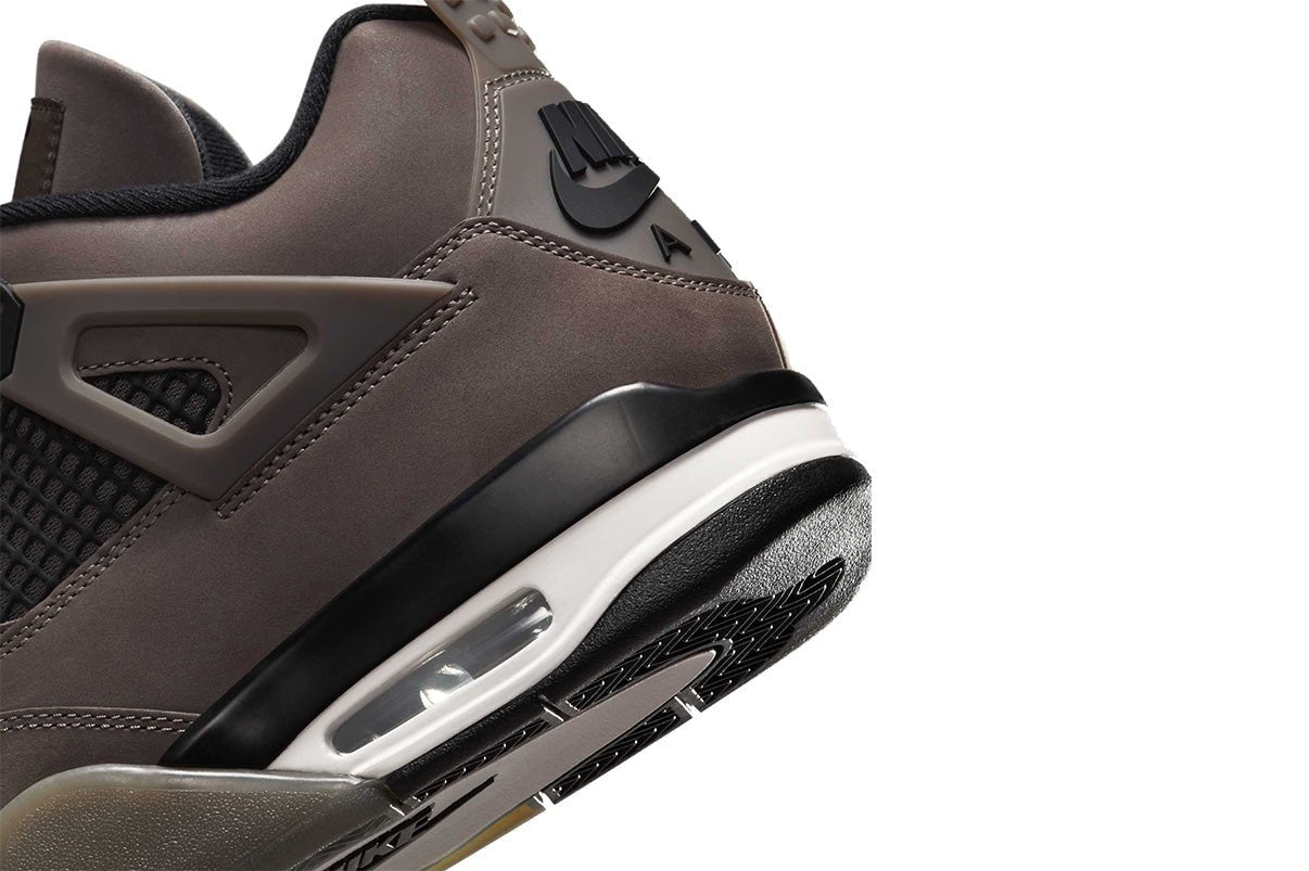 Tênis Nike Air Jordan 4 Cave Stone and Black Marrom - LK
