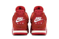 Tênis Nike Air Jordan 4 Retro OG SP Brick By Brick Camurça Firewood Vermelho - Jordan - 