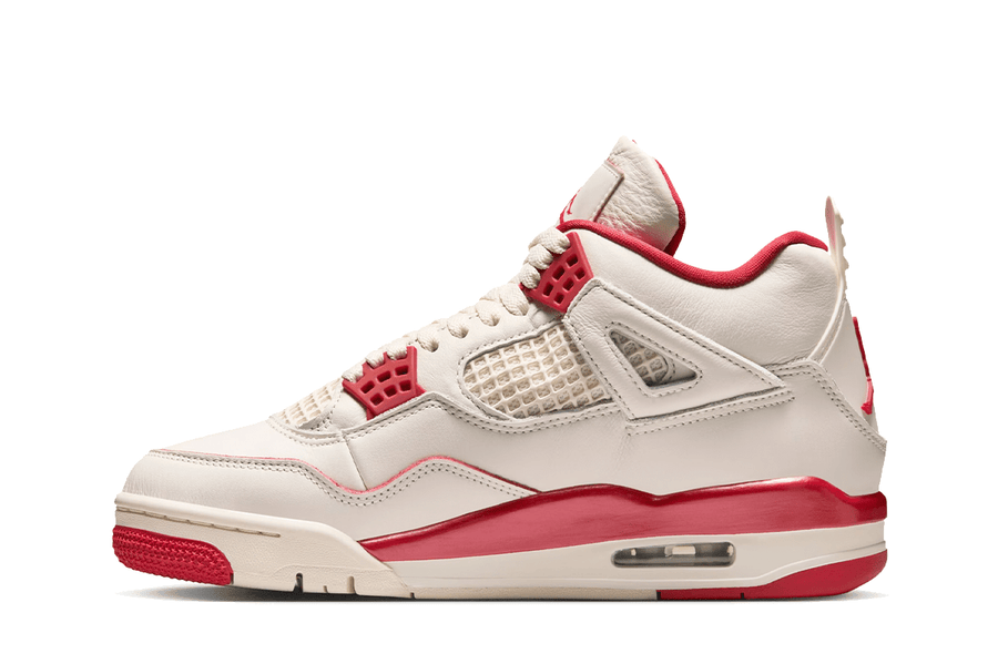 靴 Aj4 red Tênis Nike Air Jordan 4 Retro Valentine's Day Sierra Red Vermelho