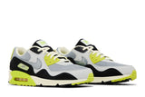 Vista frontal do Nike Nike Air Max 90 x Patta SP Cyber mostrando biqueira e costuras