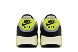 Vista superior do Nike Nike Air Max 90 x Patta SP Cyber mostrando abertura, lingueta e cadarços