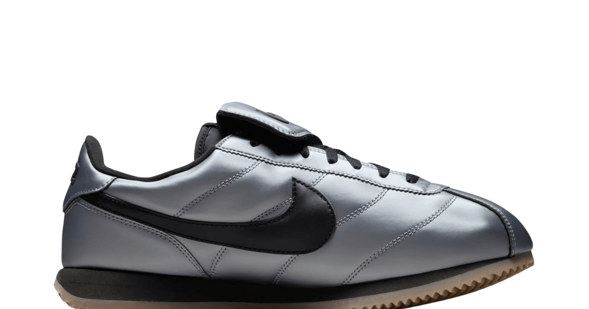 Tênis Nike Cortez SE Tiempo Pack Metallic Cool Grey Cinza | LK 