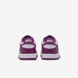 Vista superior do Nike Nike Dunk Low Viotech mostrando abertura, lingueta e cadarços