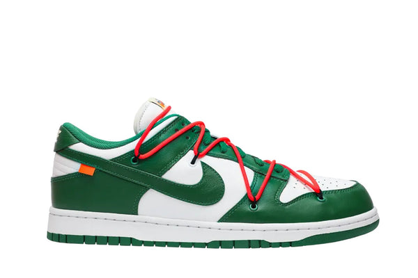 Nike Nike Dunk Low x Off-White Pine Green tênis em verde original na LK Sneakers