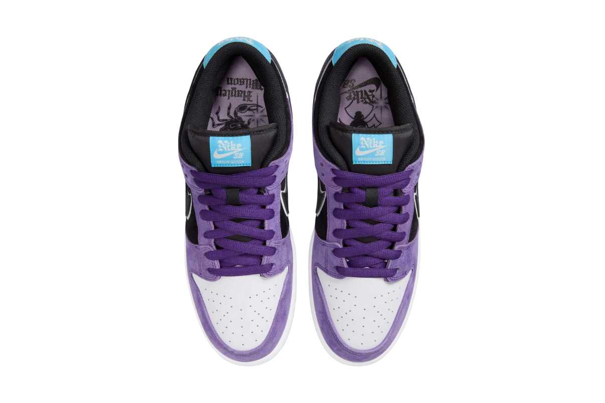 Tênis Nike SB Dunk Low Pro x Hayley Wilson Black and Court Purple Roxo - Nike - HJ0513 - 500 - 1