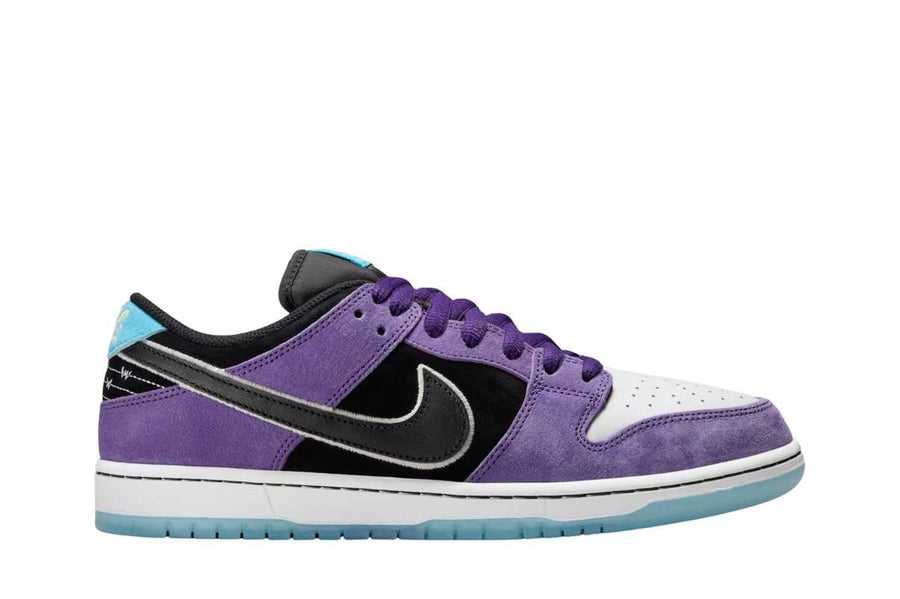 Nike Nike SB Dunk Low Pro x Hayley Wilson Black and Court Purple tênis em roxo original na LK Sneakers
