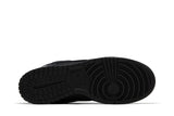 Vista traseira do Nike Nike SB Dunk Low Supreme 94 Black mostrando calcanheira e detalhes do solado