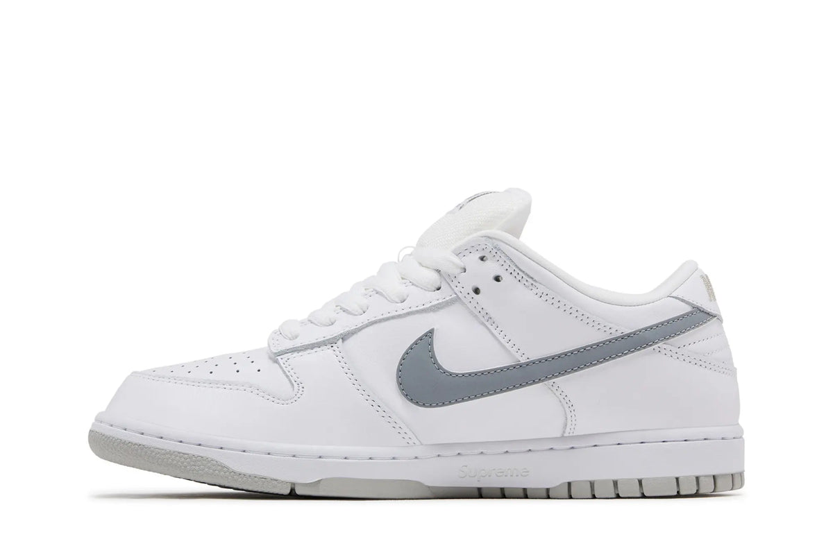 Nike SB Dunk Low Supreme 94 White Metallic | LK Sneakers