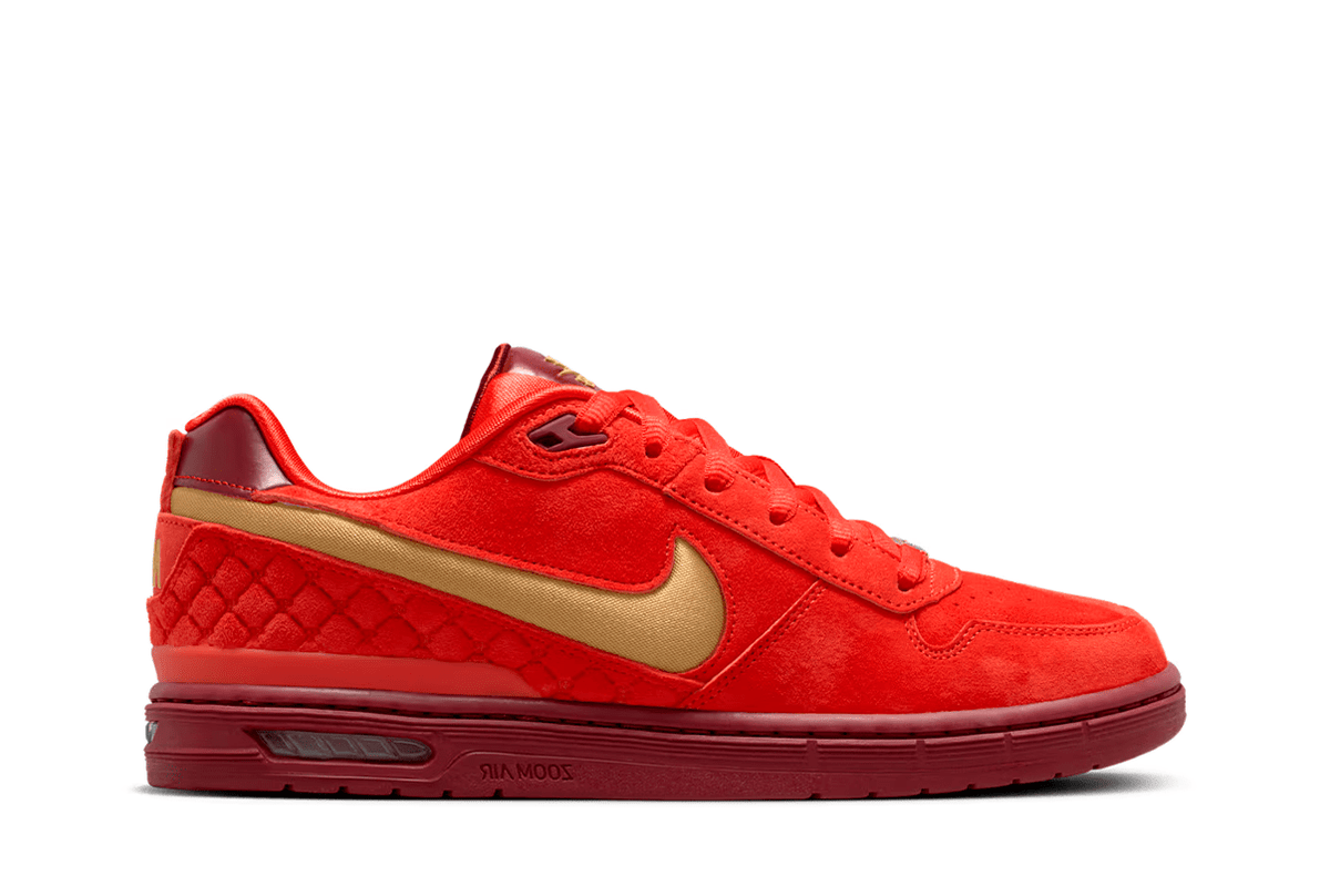 Tênis Nike SB Zoom Air Paul Rodriguez 1 Habanero Red All-Star Vermelho