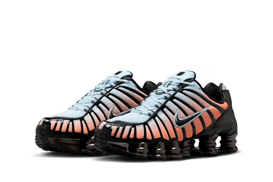 Tênis Nike Shox TL Blue Tint Orange Azul