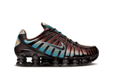 Tênis Nike Shox TL Velvet Brown Denim Turquoise Marrom
