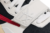 Vista na caixa do Jordan Nike Travis Scott x Jordan Jumpman Jack TR 'University Red' mostrando embalagem original da marca