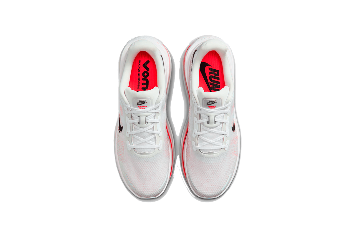 Tênis Nike Vomero Premium White Bright Crimson Branco | LK Sneakers