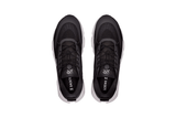 Vista traseira do On Running x Loewe On Running Cloudsolo Loewe Black/White mostrando calcanheira e detalhes do solado