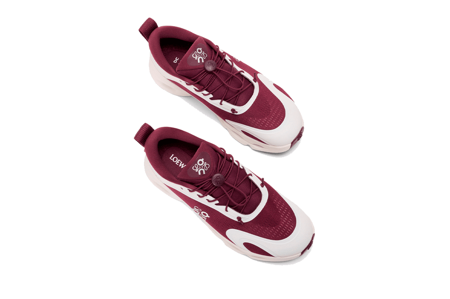 Tênis On Running Cloudsolo Loewe Burgundy Eggshell Bordô