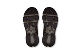 Vista frontal do On Running x Loewe On Running Cloudsolo Loewe Dark Brown Black mostrando biqueira e costuras