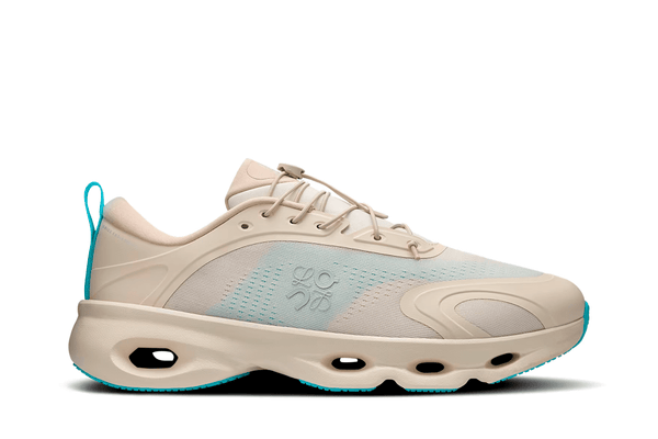 On Running x Loewe On Running Cloudsolo Loewe Sand Turquoise tênis em bege original na LK Sneakers