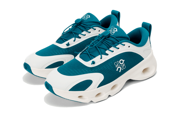 Tênis On Running Cloudsolo Loewe Teal Eggshell Azul