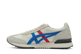 Vista lateral do Onitsuka Tiger Onitsuka Tiger California 78 EX Monument Cream/Directoire Blue Off White mostrando design do cabedal e logo da marca