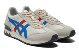 Vista traseira do Onitsuka Tiger Onitsuka Tiger California 78 EX Monument Cream/Directoire Blue Off White mostrando calcanheira e detalhes do solado